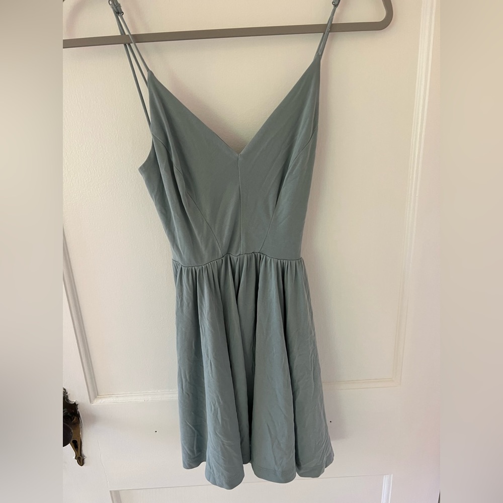 Urban outfitters romper sage green